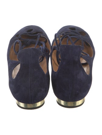 Aquazzura Suede Flats