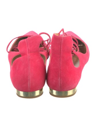 Aquazzura Suede Flats