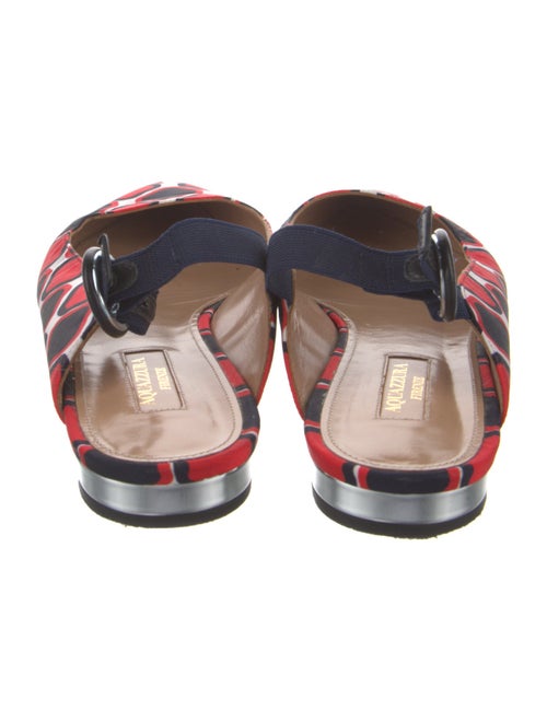 Aquazzura Printed Slingback Flats