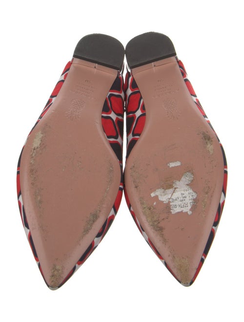 Aquazzura Printed Slingback Flats