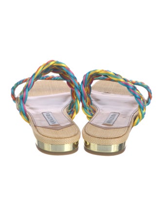 Aquazzura Printed Slides