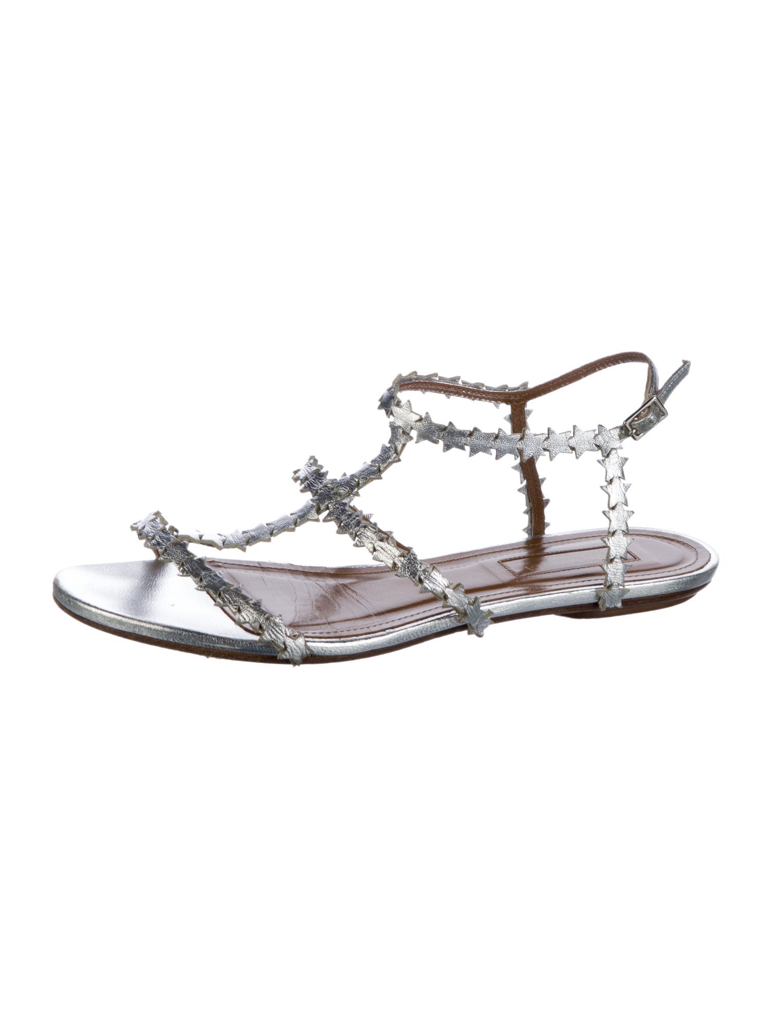 Aquazzura Leather Gladiator Sandals