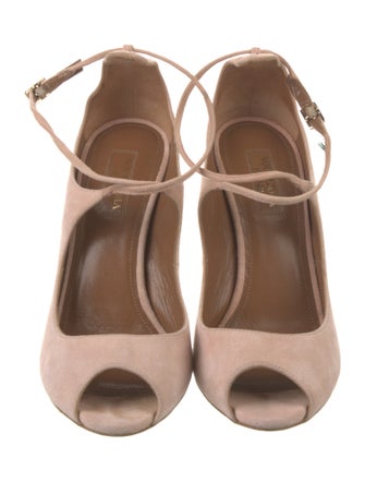 Aquazzura Suede Pumps