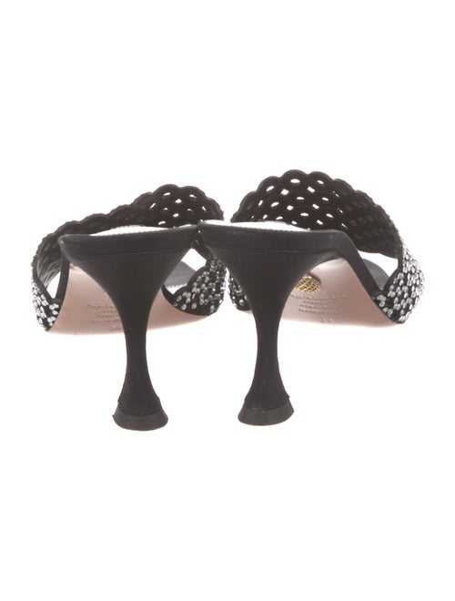 Aquazzura Neoprene Printed Slides