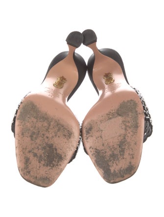 Aquazzura Neoprene Printed Slides