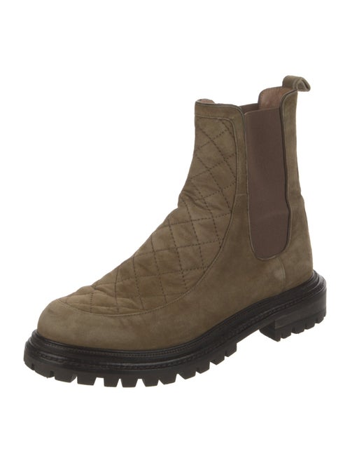 Aquazzura Suede Chelsea Boots