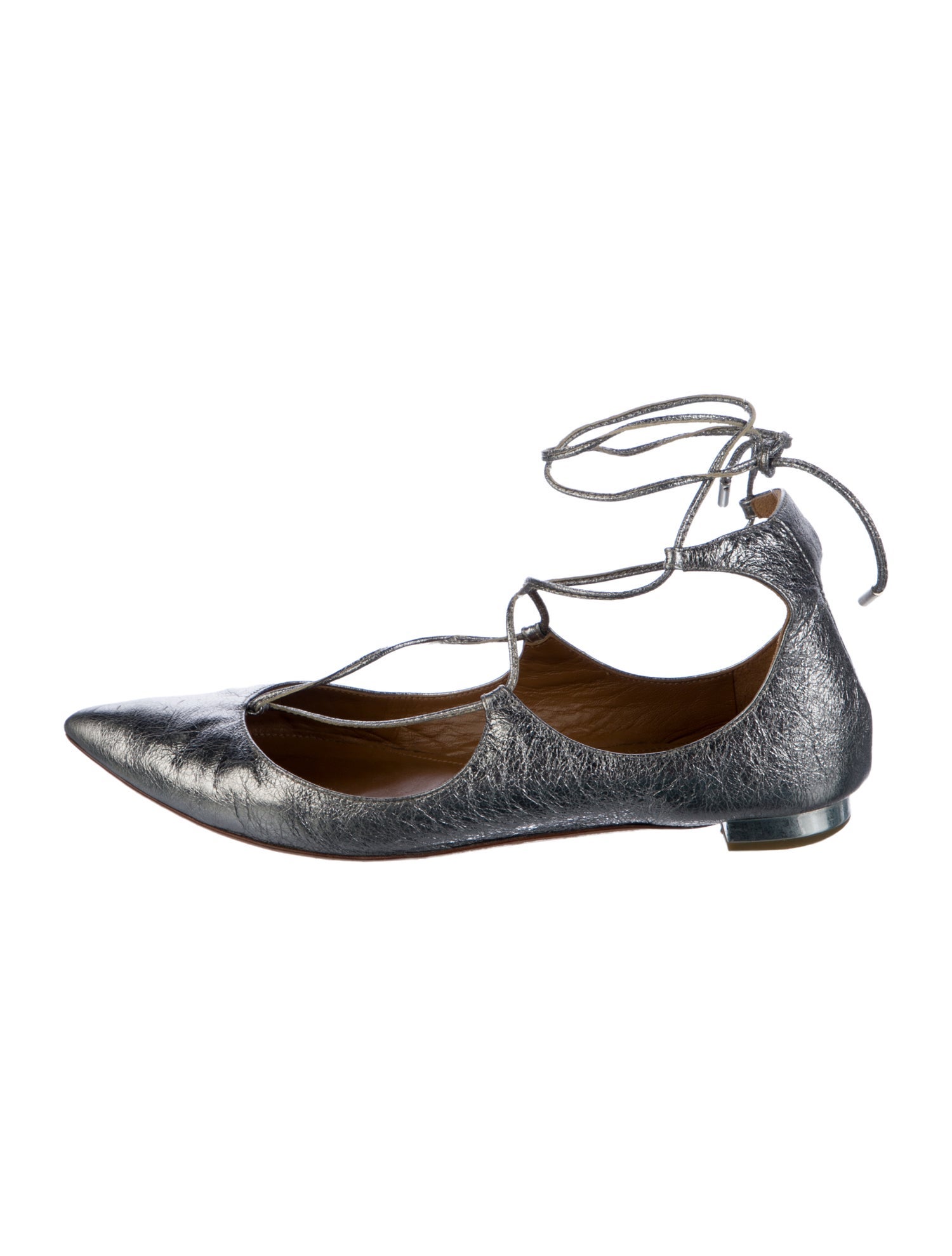 Aquazzura Leather Ballet Flats