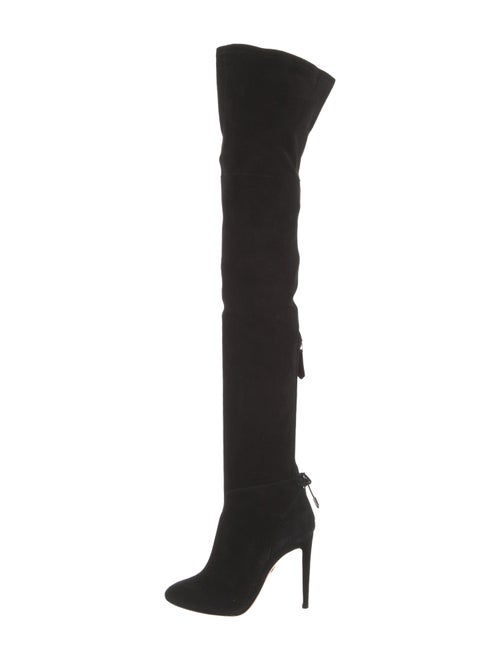 Aquazzura Suede Sock Boots