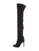 Aquazzura Suede Sock Boots