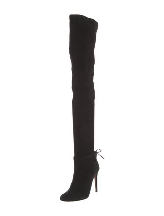 Aquazzura Suede Sock Boots