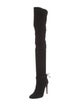 Aquazzura Suede Sock Boots