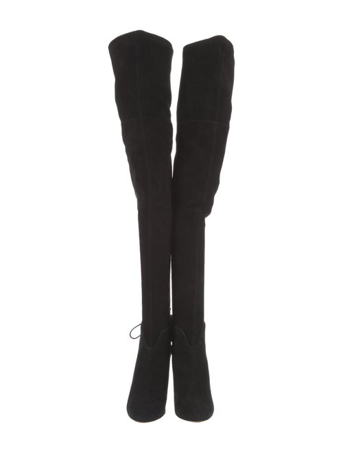 Aquazzura Suede Sock Boots