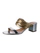 Aquazzura Patent Leather Slides