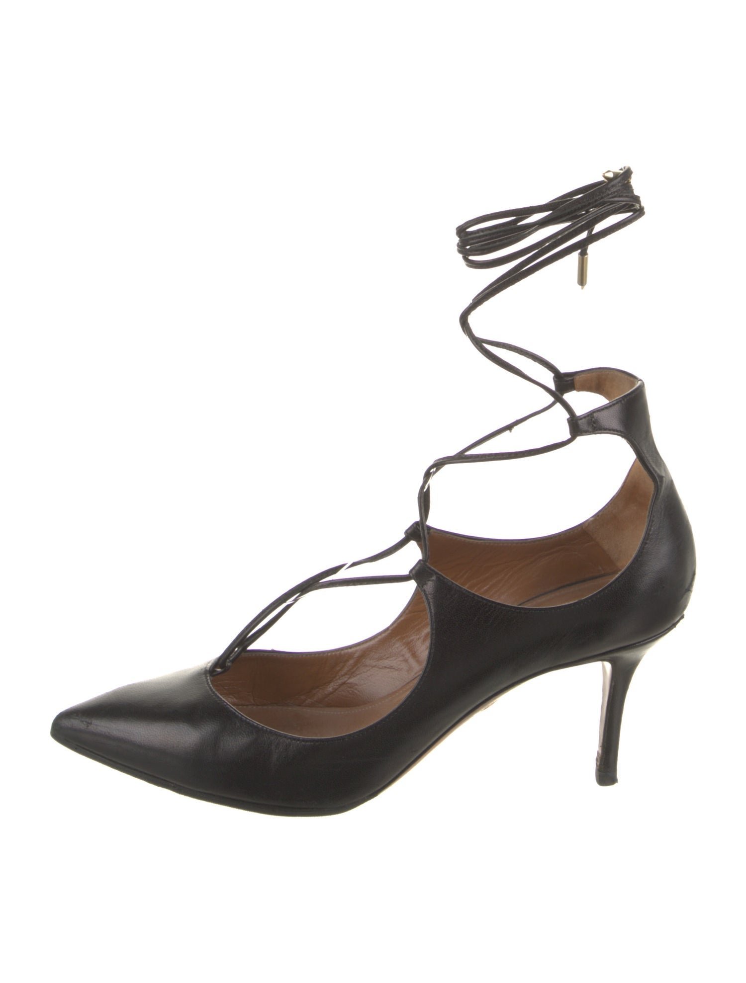 Aquazzura Leather Gladiator Sandals