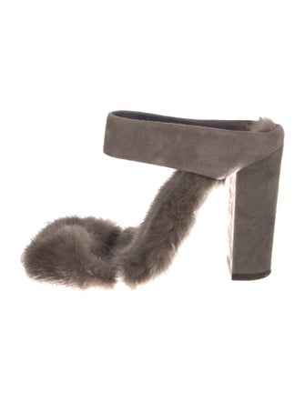 Aquazzura Suede Gladiator Sandals