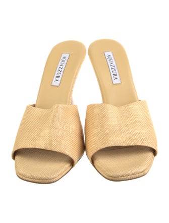 Aquazzura Straw Slides