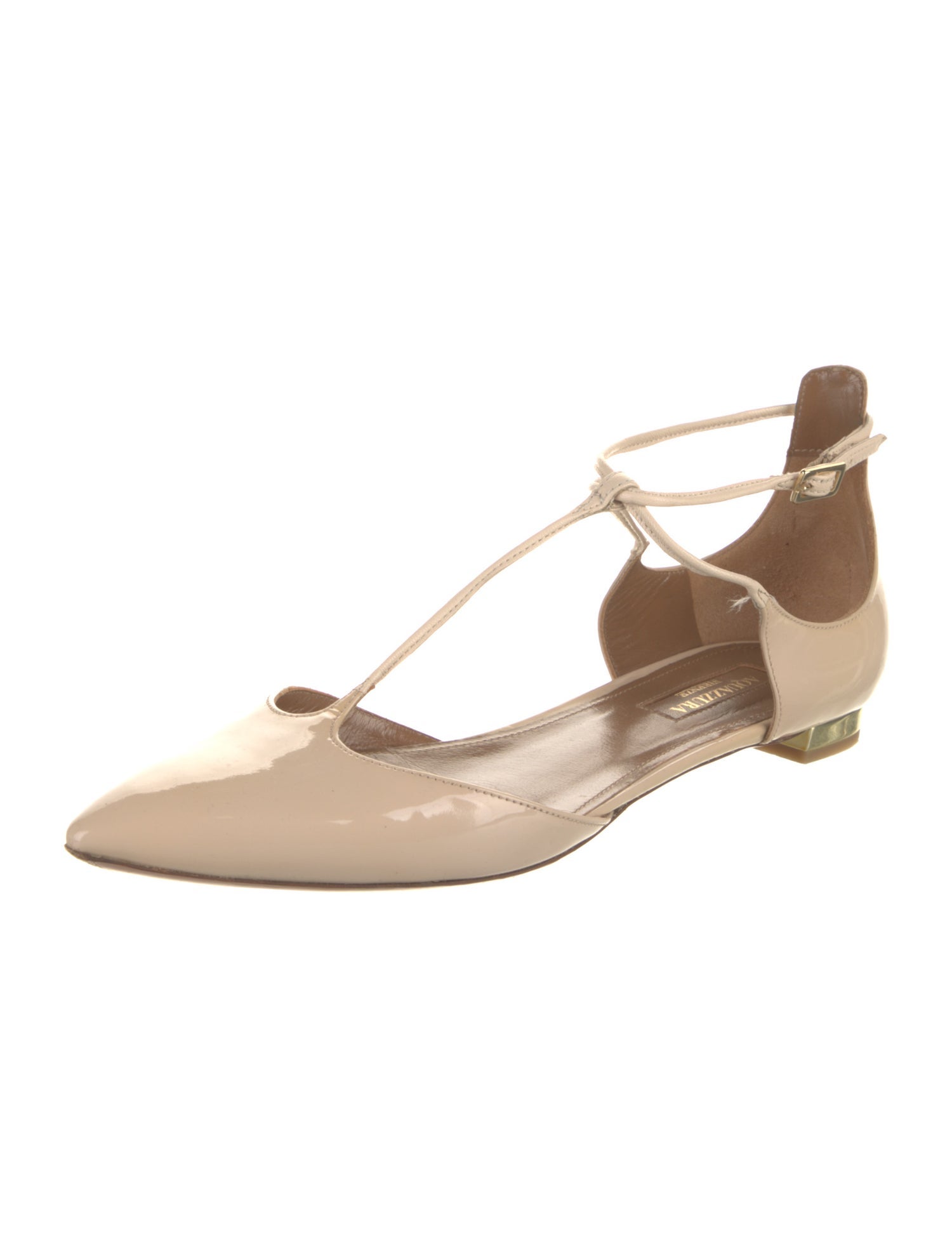 Aquazzura Patent Leather Flats