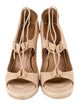 Aquazzura Suede Cutout Accent Espadrilles