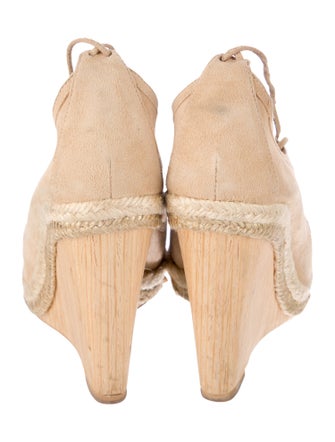 Aquazzura Suede Cutout Accent Espadrilles