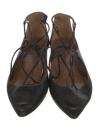 Aquazzura Leather Flats