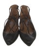 Aquazzura Leather Flats