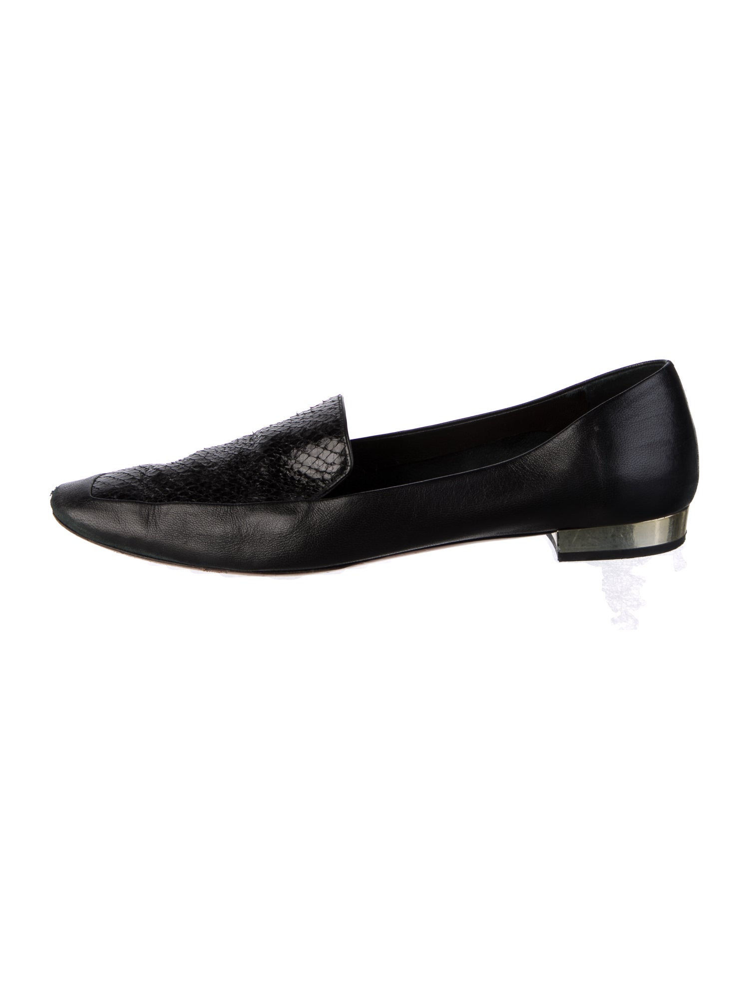 Aquazzura Leather Loafers