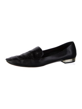 Aquazzura Leather Loafers