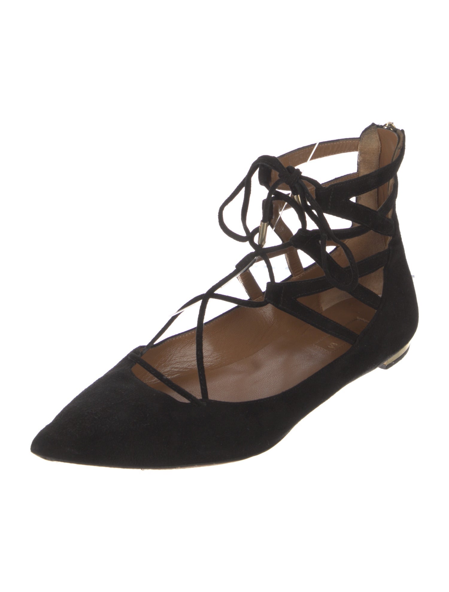 Aquazzura Suede Flats