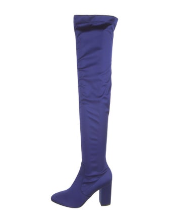 Aquazzura Satin Sock Boots
