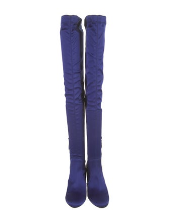 Aquazzura Satin Sock Boots