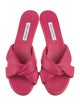 Aquazzura Leather Slides