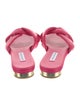 Aquazzura Leather Slides