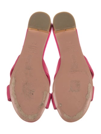 Aquazzura Leather Slides