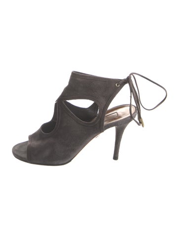 Aquazzura Sandals Suede Slingback IT 36 | 6