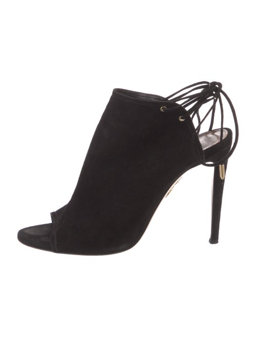 Aquazzura Suede Mules