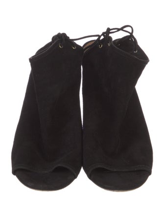 Aquazzura Suede Mules