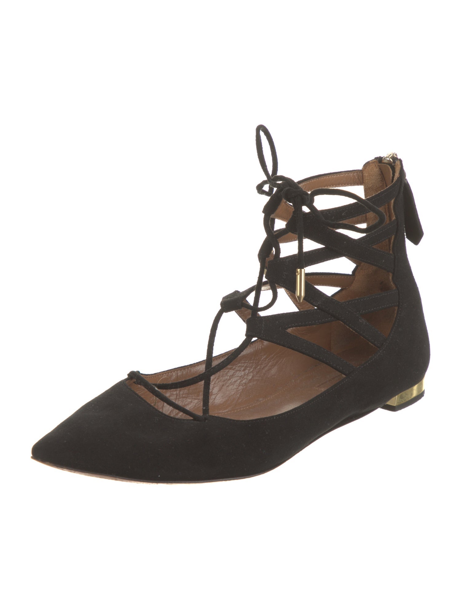 Aquazzura Suede Flats