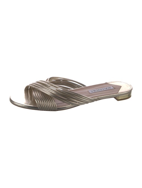 Aquazzura Patent Leather Slides