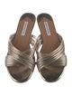 Aquazzura Patent Leather Slides