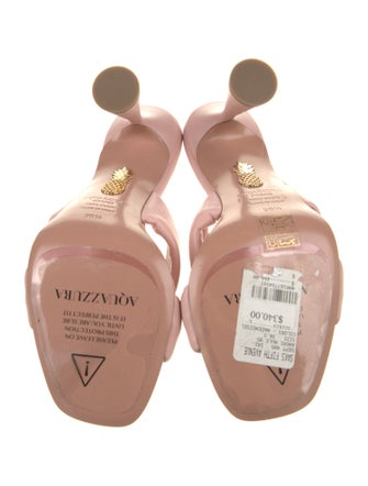 Aquazzura Leather Slides