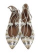 Aquazzura Sequins Printed Ballet Flats