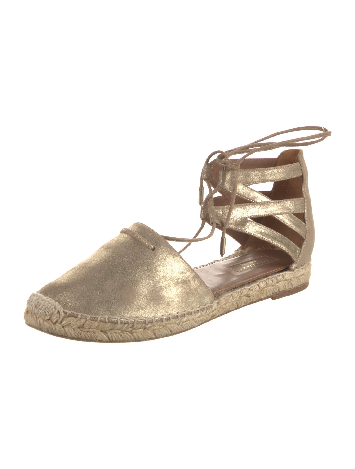 Aquazzura Suede Espadrilles