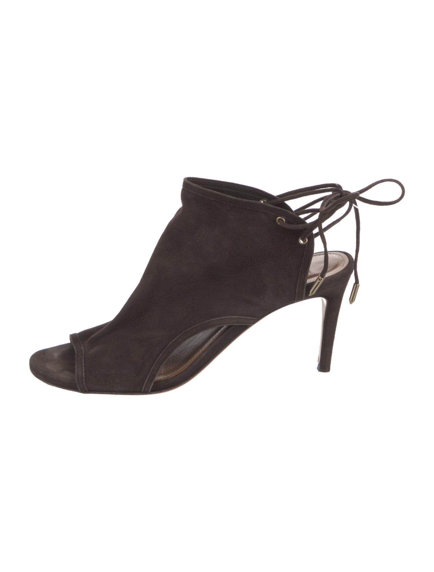 Aquazzura Suede Slingback Sandals