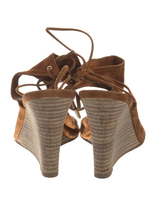 Aquazzura Suede Cutout Accent Espadrilles