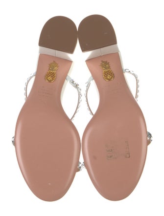 Aquazzura Patent Leather Slides