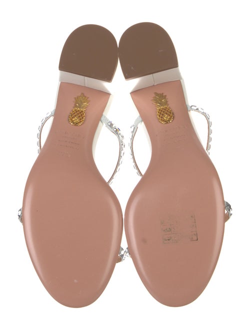 Aquazzura Patent Leather Slides