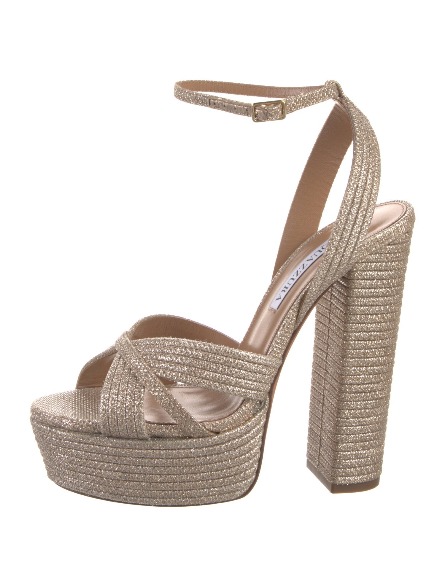 Aquazzura Glitter Accents Espadrilles