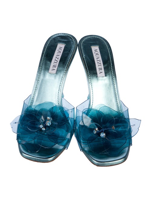 Aquazzura PVC Slides