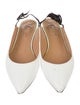 Aquazzura Leather Slingback Flats