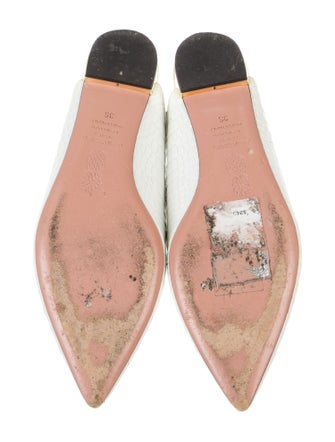 Aquazzura Leather Slingback Flats